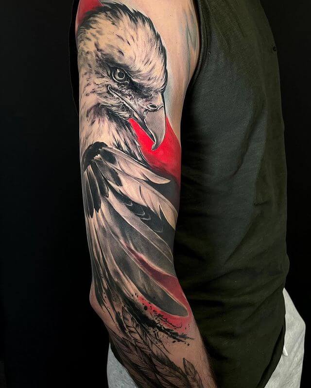 Realistic Eagle Tattoo