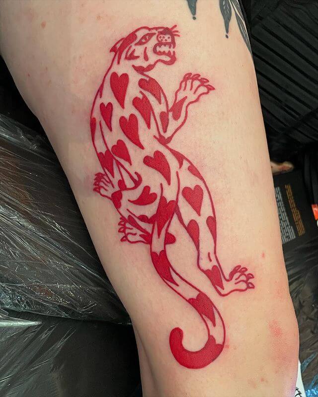 Red Panther Tattoo
