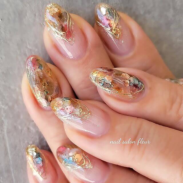 Amethyst Nails Design