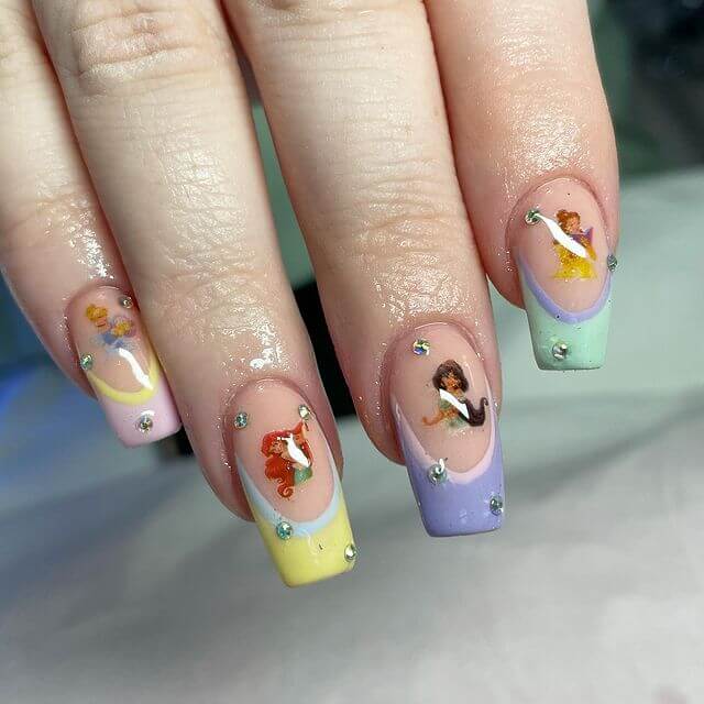 Disney French Manicure