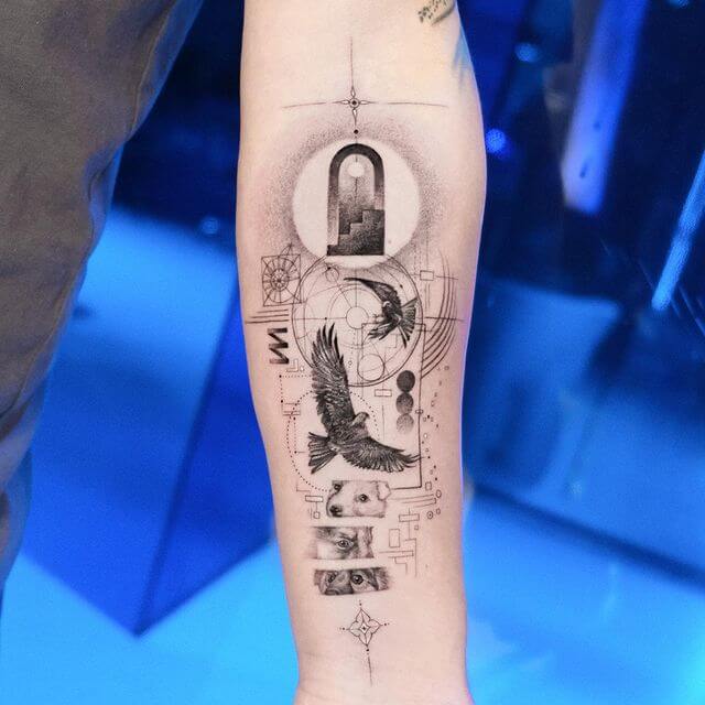 Freestyle Eagle Tattoo