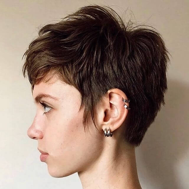 Shaggy pixie cut