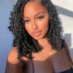 Side Swept Butterfly locks bob.