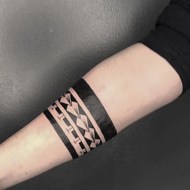 Tribal Band Tattoo Cover Up