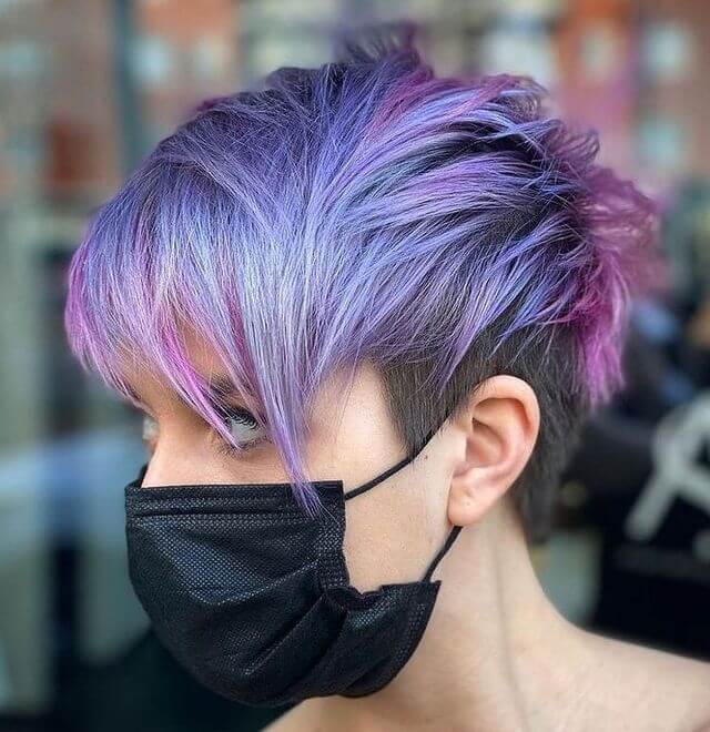 Unicorn pixie haircut