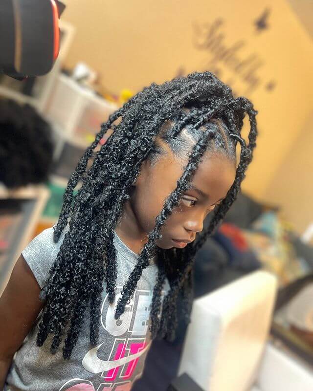 butterfly locks for little girl