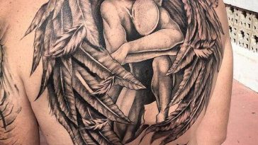 fallen angle tattoo