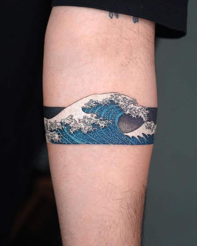japanese wave tattoo