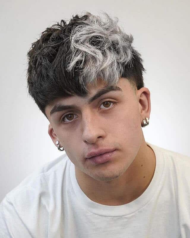 modern frosted hair