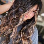 cinnamon toast balayage on black hair