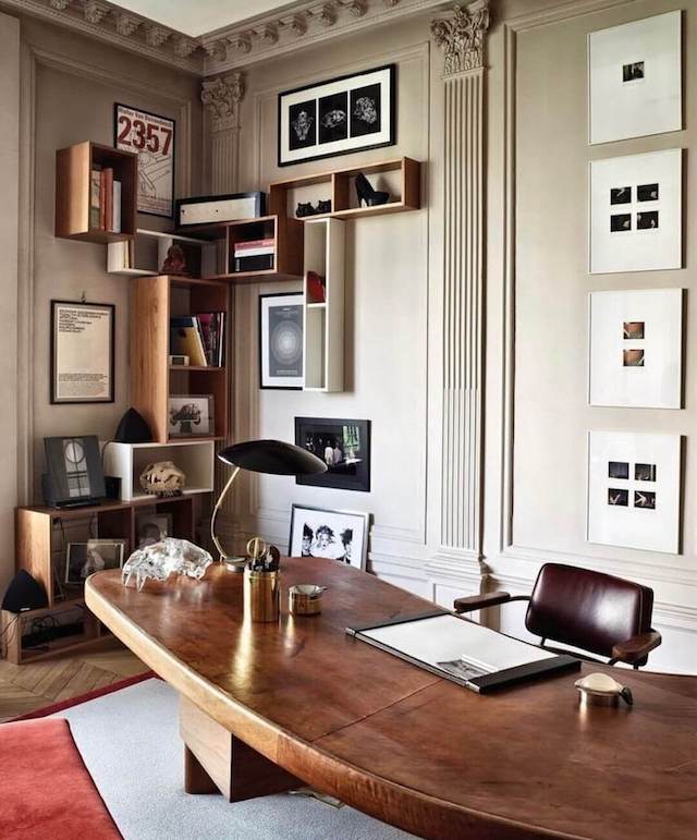 Box style wall shelves