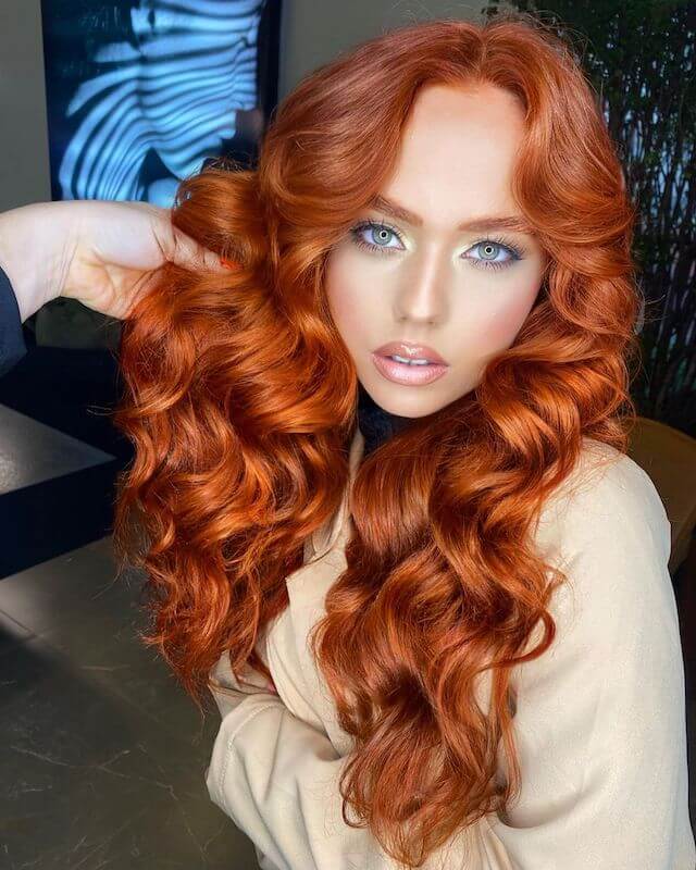 Ginger hair color