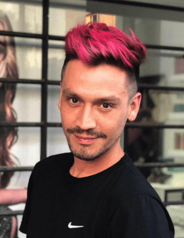 Pink frosted tip