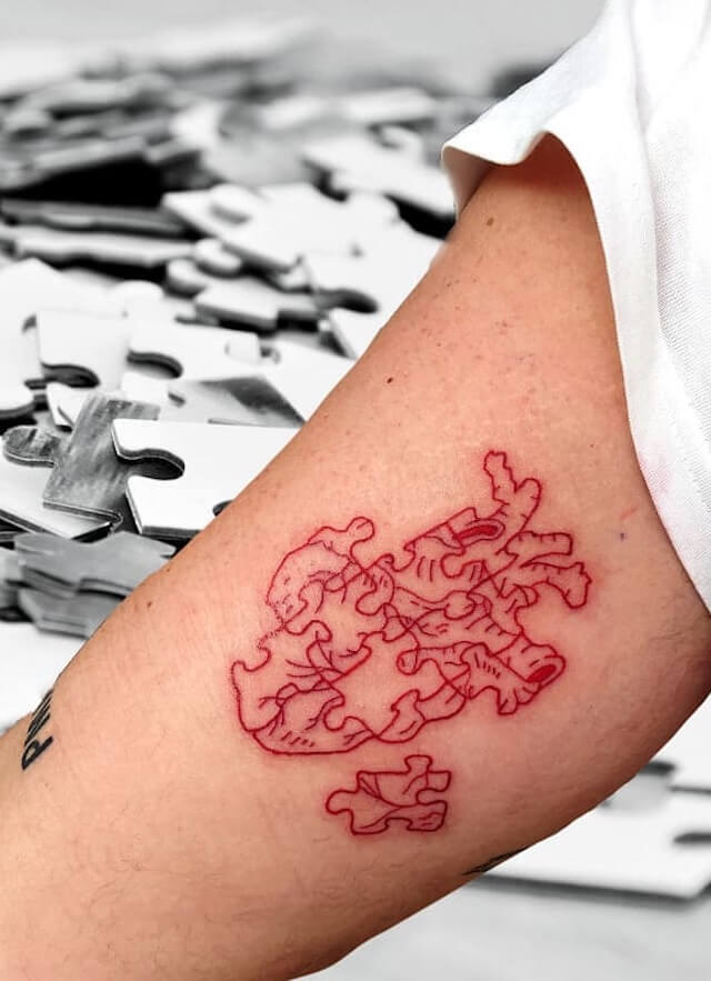 Puzzle Piece Heart