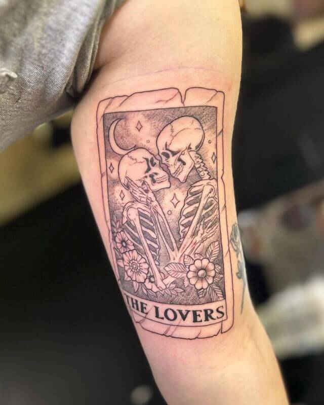 The lovers tarot card tattoo