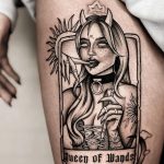 queen of wands tattoo