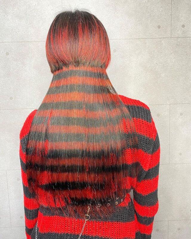 Skunk Stripe Hair
