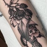 Fruit bat tattoo