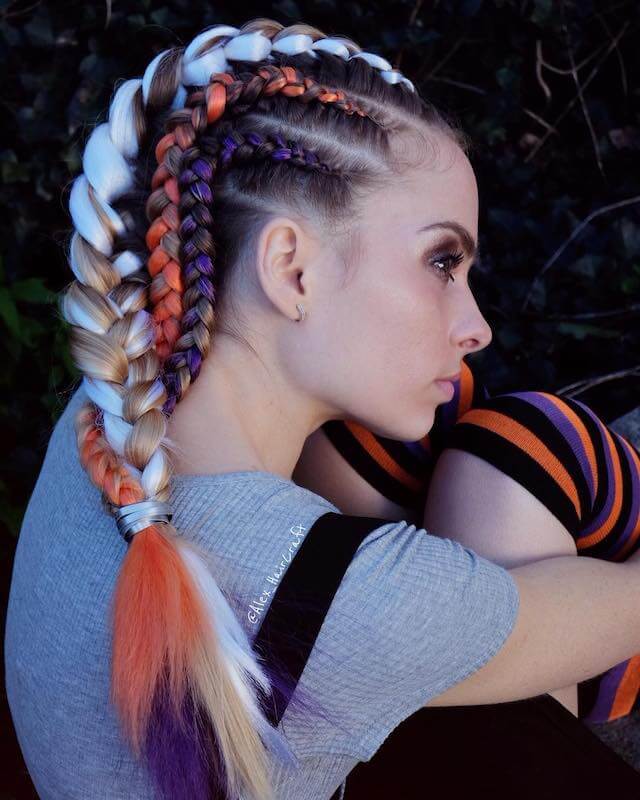 Halloween hairstyle