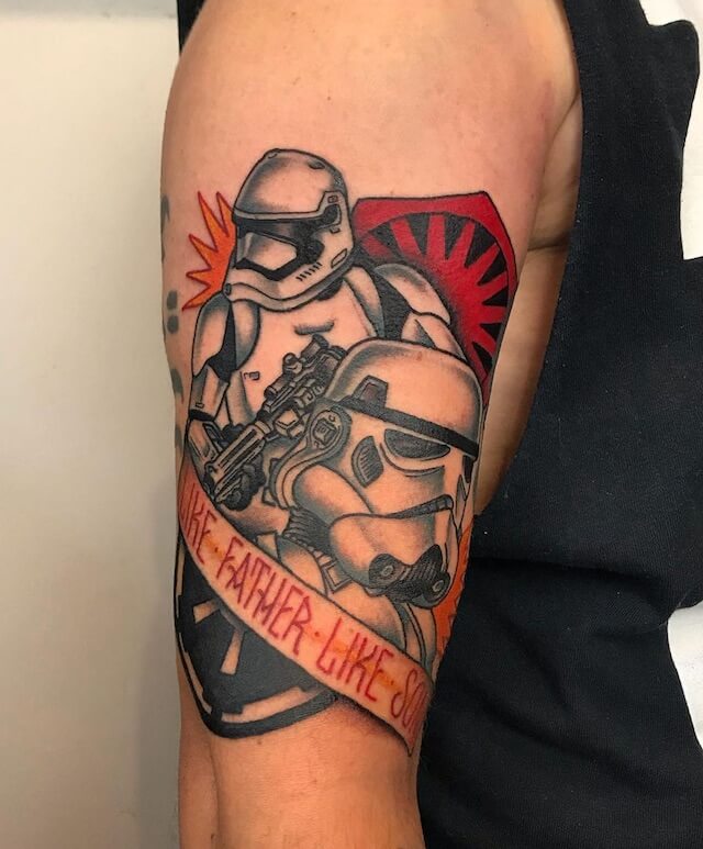 like father like son tattoo