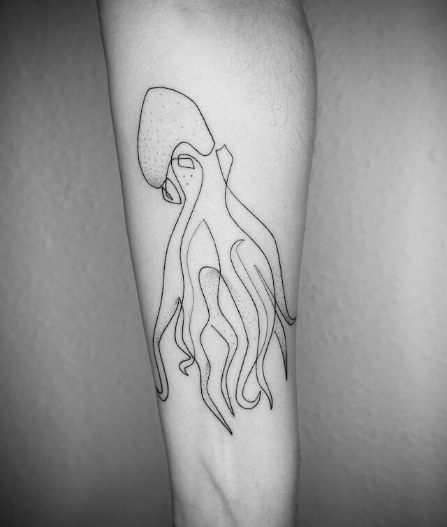 Minimalist Ocean Tattoos