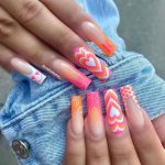 Summer coffin nails