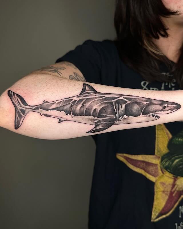 Great White Shark Tattoo