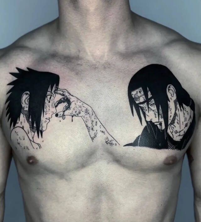 Naruto Chest Tattoo