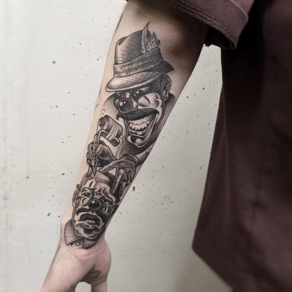 Unique Laugh Now Cry Later Tattoo