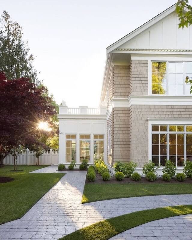 Cream exterior house color