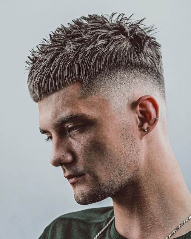 Edgar Haircut with Drop Fade
