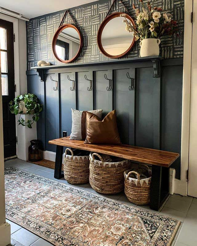 modern farmhouse mud