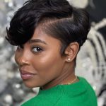 Short pixie cut for black women