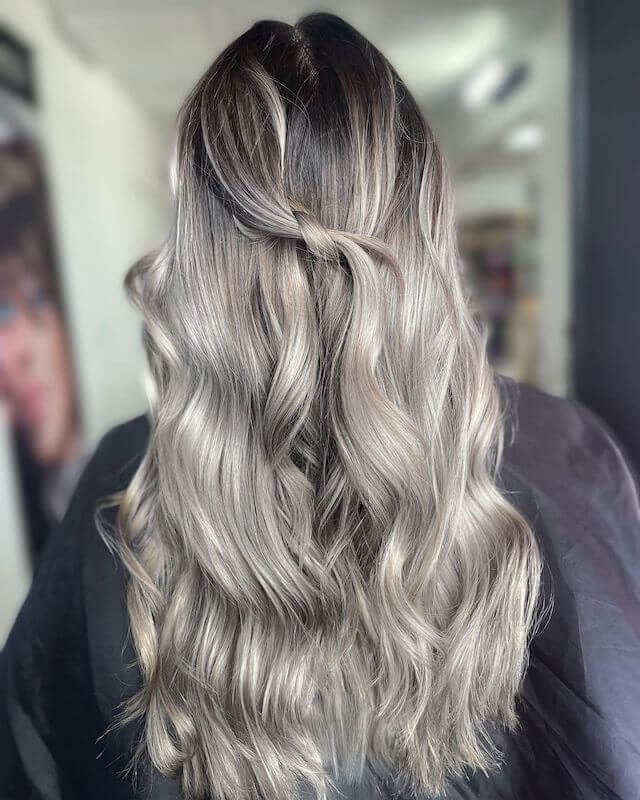 Titanium Ombre hair