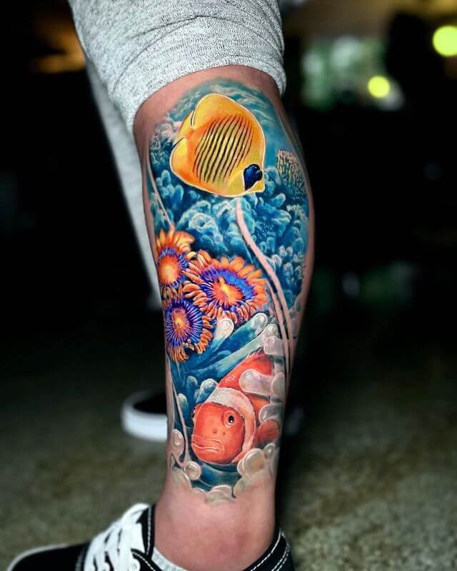 Underwater Scene Tattoo