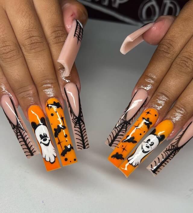 Halloween Disney Nails