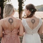 matching mandala tattoo for sister