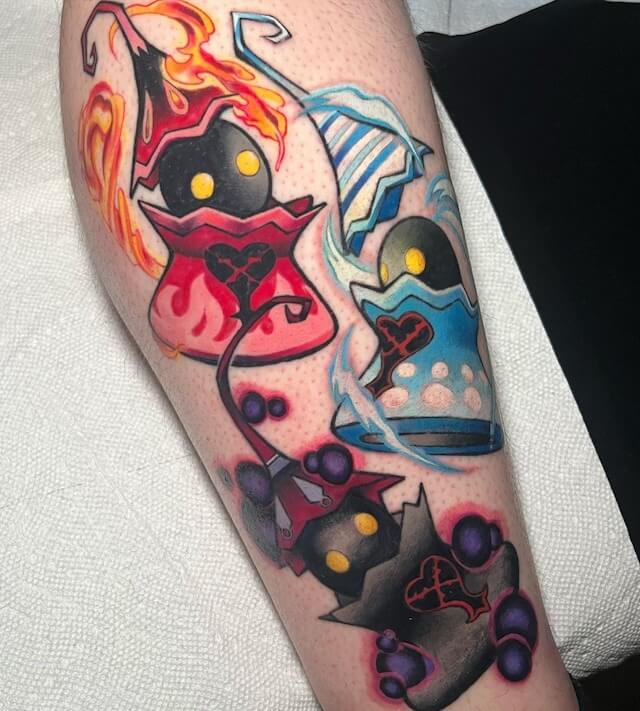 Musical Elemental Heartless Tattoo