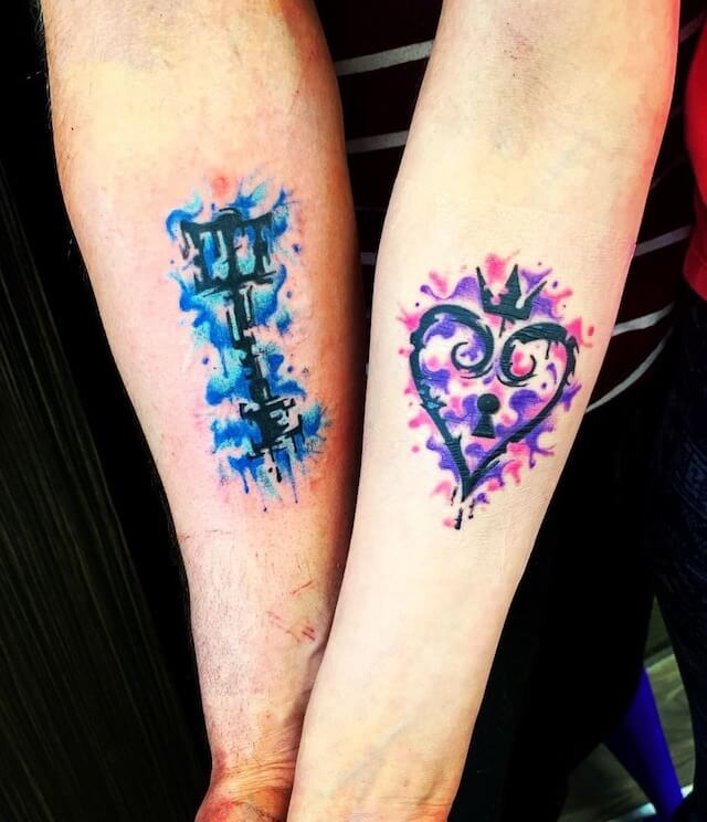 kingdom hearts matching tattoo