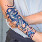 Porcelain Style Dragon Half Sleeve