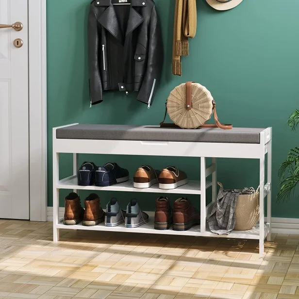 HIFIT Bamboo Shoe Bench Rack